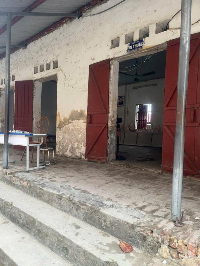 Phòng Mỹ thuật, một trong nhiều hình ảnh được phụ huynh cung cấp cho phóng viên. Ảnh: Phụ huynh cung cấp Anh 2.jpg