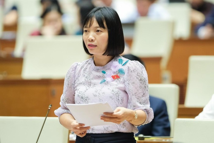 Đại biểu Nguyễn Thị Việt Nga - Ủy viên Ủy ban Văn hóa, Giáo dục của Quốc hội, Phó Trưởng đoàn chuyên trách Đoàn Đại biểu Quốc hội tỉnh Hải Dương. Ảnh: quochoi.vn ebf5642fd39813c64a89-581.jpg
