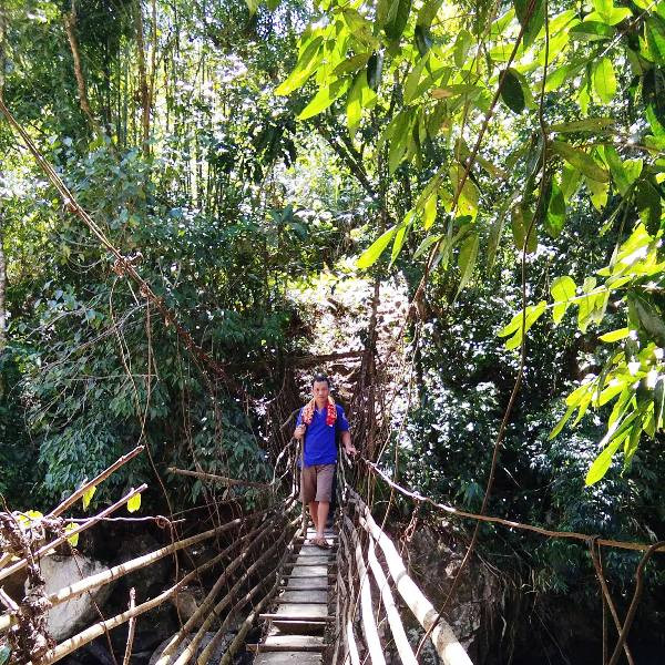 Đường vào điểm trường thôn 5 (Trà Dơn) phải đi bộ hơn 6 tiếng đường rừng, vượt qua nhiều khe suối.