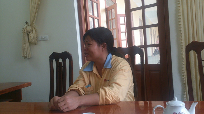 Mẹ kế Ngô Thị Huệ tại cơ quan điều tra Mẹ kế Ngô Thị Huệ tại cơ quan điều tra