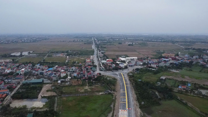 Vị trí nối với tuyến Quốc lộ 38 đã cơ bản hoàn thiện. GDVN_15.jpg