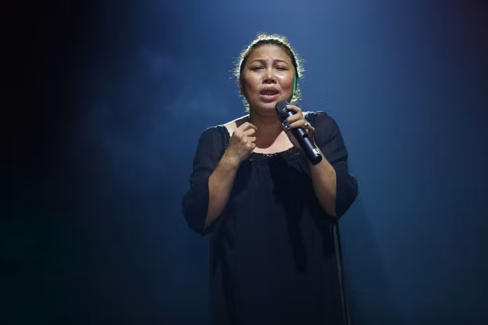 Khuôn mặt tiều tụy và đầy tâm trạng của Siu Black.