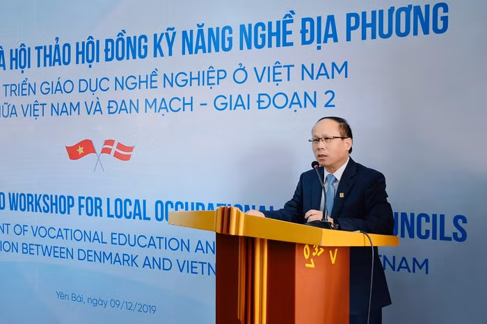 Ông Vũ Xuân Hùng – Vụ trưởng Vụ Đào tạo chính quy (Tổng cục Giáo dục nghề nghiệp)- Ảnh: NVCC