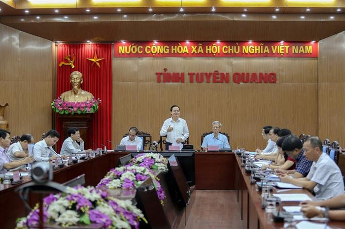 Quang cảnh buổi làm việc (ảnh: moet.gov.vn) Quang cảnh buổi làm việc (ảnh: moet.gov.vn)