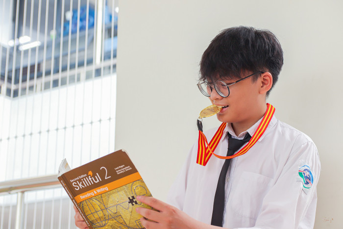 Khôi Nguyên rất tích cực tham gia các hoạt động ngoại khóa (Ảnh: NVCC) Khôi Nguyên rất tích cực tham gia các hoạt động ngoại khóa (Ảnh: NVCC)