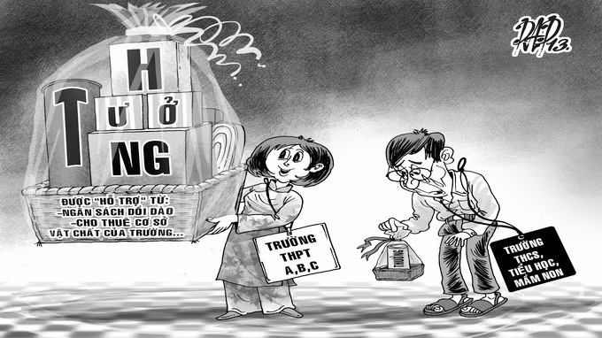 Thưởng Tết giáo viên: Kẻ rơi nước mắt, người cười giòn tan ảnh 1 Thưởng Tết giáo viên: Kẻ rơi nước mắt, người cười giòn tan ảnh 1