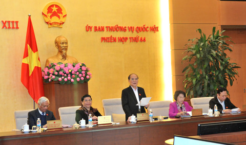 Bế mạc Phiên họp thứ 44 của Ủy ban Thường vụ Quốc hội Bế mạc Phiên họp thứ 44 của Ủy ban Thường vụ Quốc hội