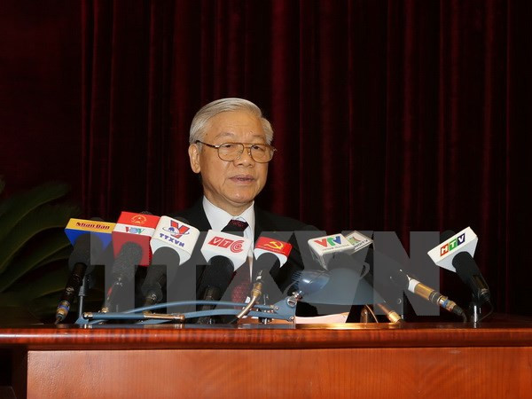 Toàn văn phát biểu bế mạc Hội nghị Trung ương lần thứ 14 của Tổng bí thư ảnh 1 Toàn văn phát biểu bế mạc Hội nghị Trung ương lần thứ 14 của Tổng bí thư ảnh 1