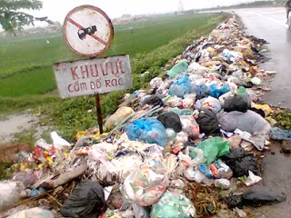 Càng cấm đổ rác, rác càng chất đống (ảnh: internet)