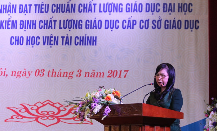 Học viện Tài chính được trao giấy chứng nhận kiểm định chất lượng ảnh 2
