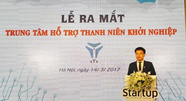 Giám đốc Trung tâm Hỗ trợ Thanh niên khởi nghiệp là anh Trần Anh Vương (Ảnh: L.H) Giám đốc Trung tâm Hỗ trợ Thanh niên khởi nghiệp là anh Trần Anh Vương (Ảnh: L.H)