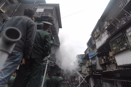 Vụ cháy được phát hiện trước 9 giờ sáng nay.