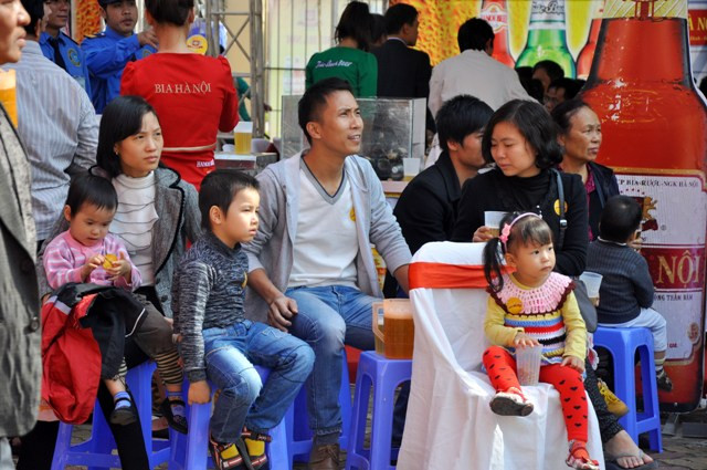 Hay cả gia đình cùng tham gia ngày hội ý nghĩa này bởi niềm đam mê bia và thương hiệu Việt.