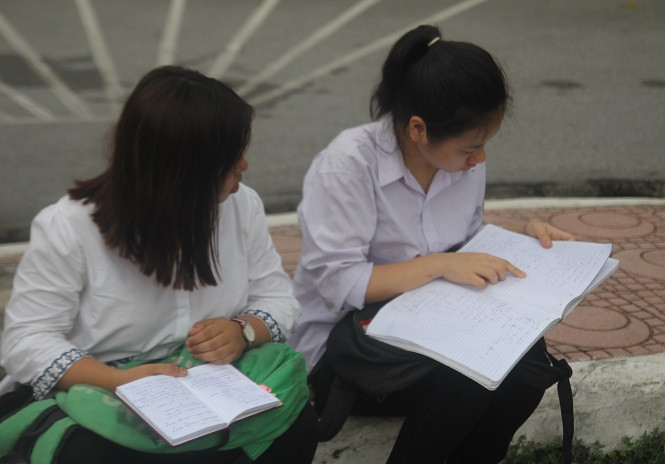 Vừa khai giảng đã biết phương án thi nên thí sinh không cần lo lắng (Ảnh: Thùy Linh) Vừa khai giảng đã biết phương án thi nên thí sinh không cần lo lắng (Ảnh: Thùy Linh)
