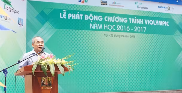 Thứ trưởng Nguyễn Vinh Hiển phát biểu tại buổi lễ (Ảnh: Thùy Linh)