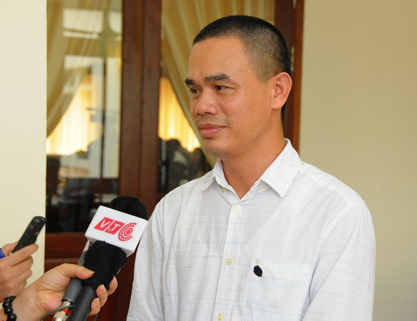 PGS.TS Nguyễn Văn Trào, Hiệu phó Đại học Hà Nội (Ảnh: Thùy Linh)