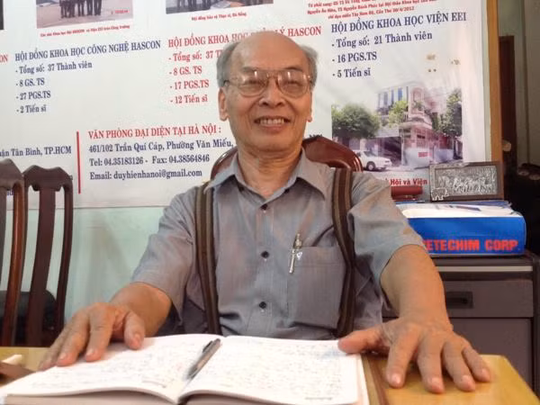 TS Nguyễn Bách Phúc, Chủ tịch Hội Tư vấn Khoa học Công nghệ và Quản lý HASCON, Viện trưởng Viện Điện – Điện tử – Tin học EEI. (Ảnh: Tamnhin.net).