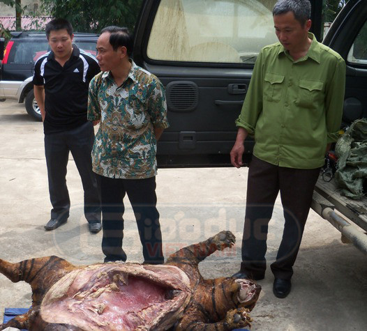 anh Nguyễn Minh Sang (trái) và người lái xe Đinh Trọng Linh(phải)