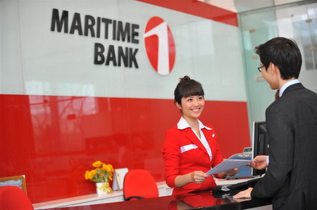 Doanh thu thuần lũy kế 6 tháng đầu năm của Maritime Bank ở mức 1.280 tỷ, tăng 41% so với cùng kỳ năm 2015 - ảnh nguồn Maritime Bank.