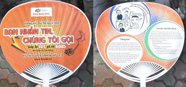 Để tránh sự quán lý của các cơ quan công an, năm nay xuất hiện “quạt rơi” và nhiều loại hình tờ rơi mới… Để tránh sự quán lý của các cơ quan công an, năm nay xuất hiện “quạt rơi” và nhiều loại hình tờ rơi mới…