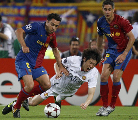 Park Ji Sung đã là cầu thủ châu Á đầu tiên đá trận chung kết Champions League Park Ji Sung đã là cầu thủ châu Á đầu tiên đá trận chung kết Champions League