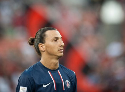 Tiền đạo Zlatan Ibrahimovic.
