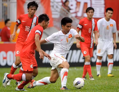Bóng đá Việt Nam giờ vẫn đang loay hoay tìm chỗ đứng trong khu vực. Ảnh: AFP