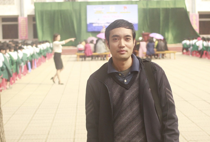 Thầy Bùi Quốc Tuấn (ảnh Trinh Phúc).