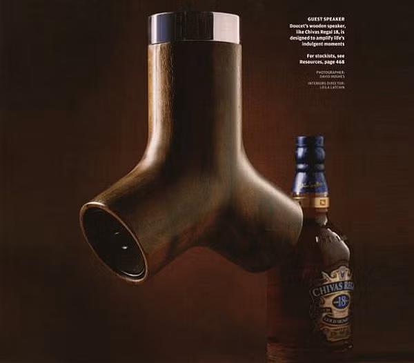 7. Loa Stereotype Mẫu loa Stereotype tuyệt vời này được nhà thiết kế Joe Doucet sáng tạo ra nhằm quảng bá cho thương hiệu rượu Whiskey Xcốt-len- Chivas Regal 18. Stereotype là bộ loa sinh đôi, được làm từ chất liệu gỗ cây hồ đào tại Mỹ. Với phong cách thiết kế hiện đại, Stereotype cũng sẽ là một món đồ trang trí rất sang trọng 7. Loa Stereotype Mẫu loa Stereotype tuyệt vời này được nhà thiết kế Joe Doucet sáng tạo ra nhằm quảng bá cho thương hiệu rượu Whiskey Xcốt-len- Chivas Regal 18. Stereotype là bộ loa sinh đôi, được làm từ chất liệu gỗ cây hồ đào tại Mỹ. Với phong cách thiết kế hiện đại, Stereotype cũng sẽ là một món đồ trang trí rất sang trọng