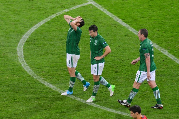 Cơn ác mộng của các cầu thủ CH Ireland. Cơn ác mộng của các cầu thủ CH Ireland.