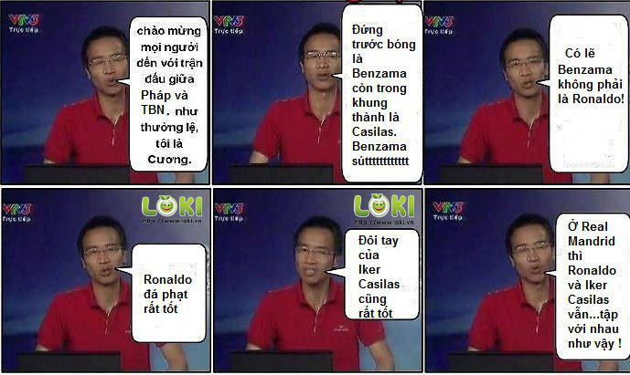 Khán giả bức xúc với BLV Biên Cương. Khán giả bức xúc với BLV Biên Cương.