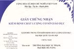 Chuyên gia lưu ý 7 vấn đề liên quan đến kiểm định chất lượng giáo dục đại học