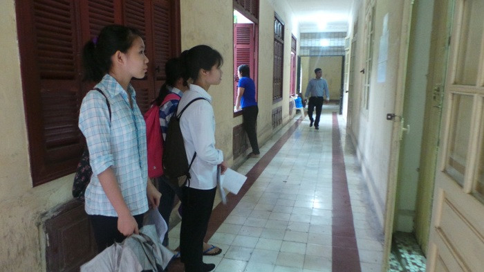 Chùm ảnh: Không khí ngày thí sinh làm thủ tục dự thi quốc gia 2016 ảnh 13