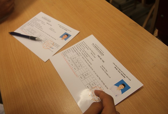 Chùm ảnh: Không khí ngày thí sinh làm thủ tục dự thi quốc gia 2016 ảnh 18