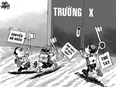 Đâu phải cứ mang phong bì tới thì mới xin học trái tuyến được cho con ảnh 2 Đâu phải cứ mang phong bì tới thì mới xin học trái tuyến được cho con ảnh 2