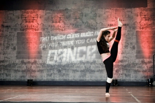 Dù chấn thương nhưng Bích Ngọc vẫn thể hiện hết sức khả năng của mình.