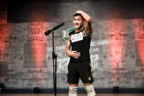 Thí sinh người dân tộc Sùng Mạnh Hùng