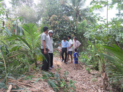 Khu vực xảy ra tai nạn đáng tiếc.