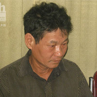 Đối tượng Đặng Ngọc Hòa tại cơ quan công an Đối tượng Đặng Ngọc Hòa tại cơ quan công an