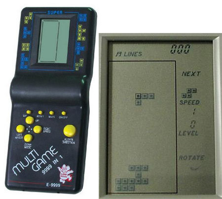 Hiếm có cô cậu học sinh nào thời ấy không bị "hút hồn" vào màn hình đen trắng của chiếc máy điện tử Brick game trong nỗ lực chinh phục đỉnh cao của trò chơi "xếp gạch"... Hiếm có cô cậu học sinh nào thời ấy không bị "hút hồn" vào màn hình đen trắng của chiếc máy điện tử Brick game trong nỗ lực chinh phục đỉnh cao của trò chơi "xếp gạch"...