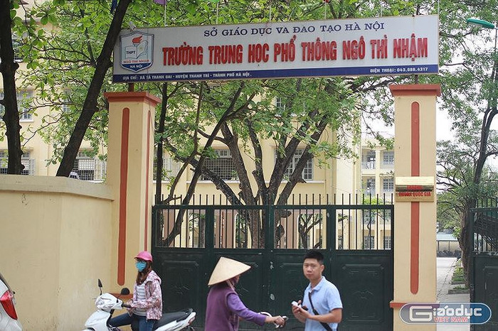 Trường Ngô Thì Nhậm (Hà Nội), có nhiều sai phạm trong thu chi tài chính trong nhiều năm (ảnh Trinh Phúc). Trường Ngô Thì Nhậm (Hà Nội), có nhiều sai phạm trong thu chi tài chính trong nhiều năm (ảnh Trinh Phúc).