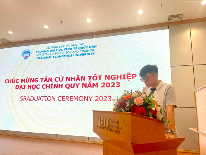 Nguyễn Đồng Tuấn Nam đã nỗ lực đạt học bổng du học cho chương trình đào tạo song bằng Thạc sĩ Tài chính và Kinh doanh quốc tế tại Đại học Macquarie (Thành phố Sydney, Úc). Ảnh: NVCC. Screenshot 2025-03-11 162355.png
