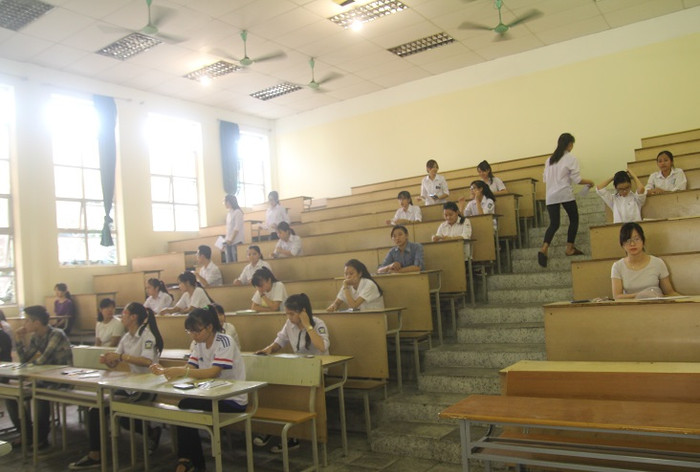 Thí sinh cả nước bước vào ngày thi cuối cùng (Ảnh minh họa Thùy Linh)