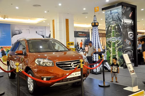 Những khu trưng bày bắt mắt...