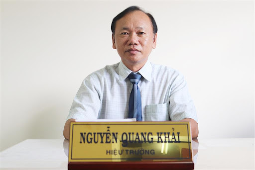 Thạc sĩ Nguyễn Quang Khải - Hiệu trưởng Trường Cao đẳng Tiền Giang (Ảnh: Website nhà trường). unnamed.jpg