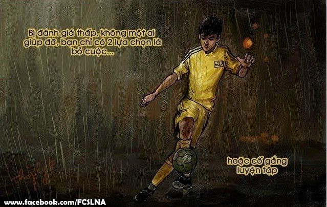Luôn bị đánh giá thấp nhất khi mới bắt đầu tham gia tập luyện cùng SLNA...