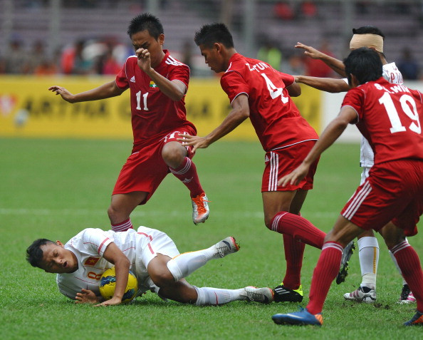 ĐT U23 Việt Nam từng thua bẽ bàng trước U23 Myanmar tại SEA Games 26. Ảnh: Getty ĐT U23 Việt Nam từng thua bẽ bàng trước U23 Myanmar tại SEA Games 26. Ảnh: Getty