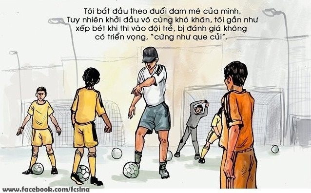 Và nó cũng bắt đầu cho một ước mơ đổi đời của Công Vinh.