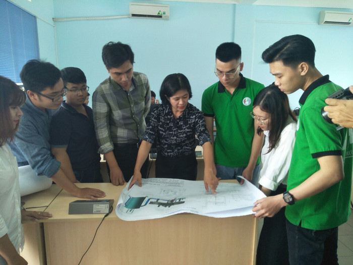 Sinh viên Trường Đại học Tài nguyên và Môi trường Thành phố Hồ Chí Minh (Ảnh: Website nhà trường). PTHTHMT2.jpg