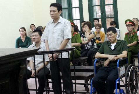 Các bị cáo trong phiên xét xử